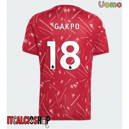 Liverpool Cody Gakpo #18 Prima Maglia 2026-27 Manica Corta